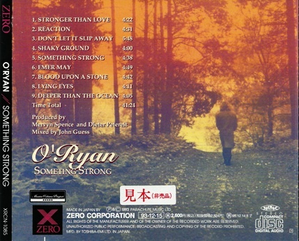 O'Ryan - Something Strong (1991) [Japan Press] Lossless