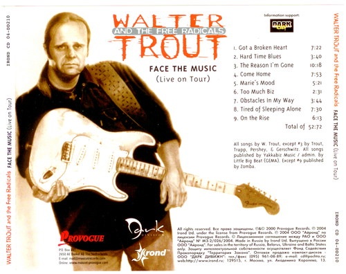 Walter Trout  Face the Music: Live on Tour (2000)[Lossles]