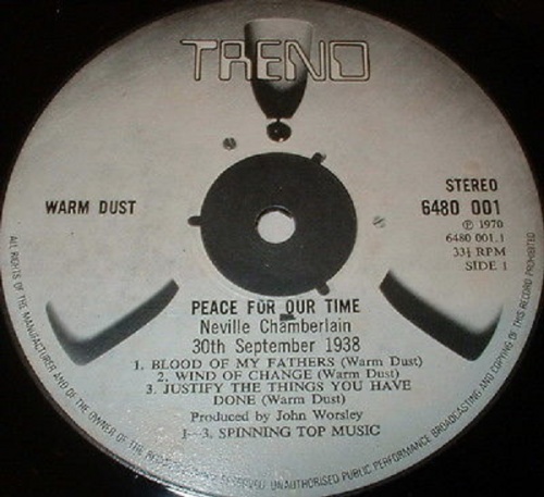 Warm Dust - Peace For Our Time 1971 (Lossless+MP3) (2005)