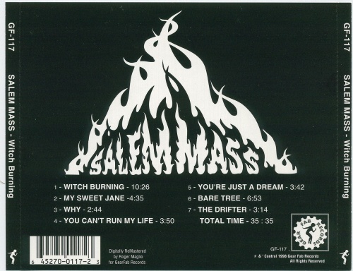 Salem Mass - Witch Burning 1971 (Lossless+MP3) (Remastered 1998)