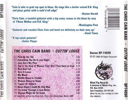 The Chris Cain Band - Cuttin' Loose1990