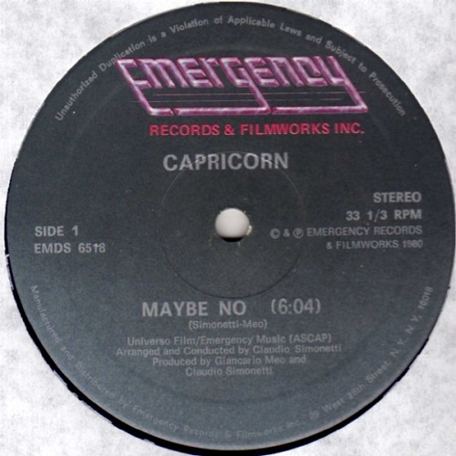 Capricorn - Maybe No (1980) EP