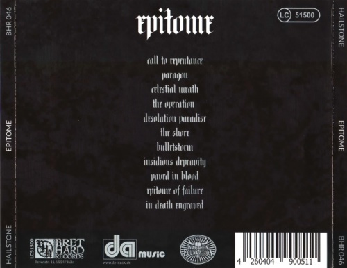 Hailstone - Epitome (2016) (Lossless)