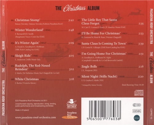 Pasadena Roof Orchestra - The Christmas Album (2011) (Lossless + mp3)