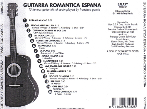 Francisco Garcia - Guitarra Romantica Espana 1993