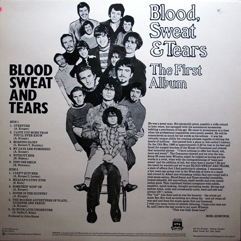 Blood Sweat  & Tears - The First Album (1967) [Vinyl Rip 24/96] Lossless