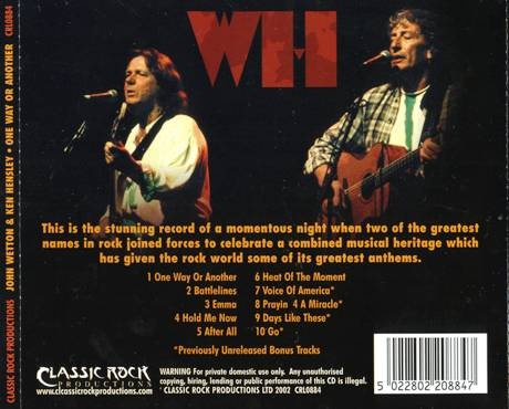 John Wetton / Ken Hensley - More Than Conquerors /  One Way Or Another [2CD] (2002) Lossless