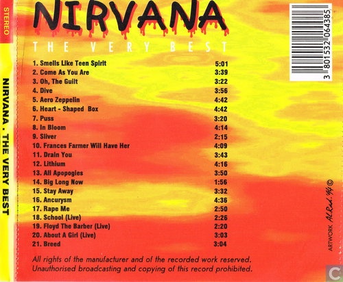 Nirvana - The Very Best (1994) (Lossless)