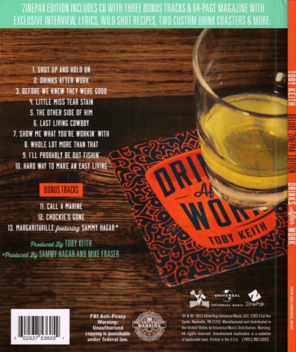 Toby Keith - Drinks After Work [Deluxe Edition] (2013) (Lossless)