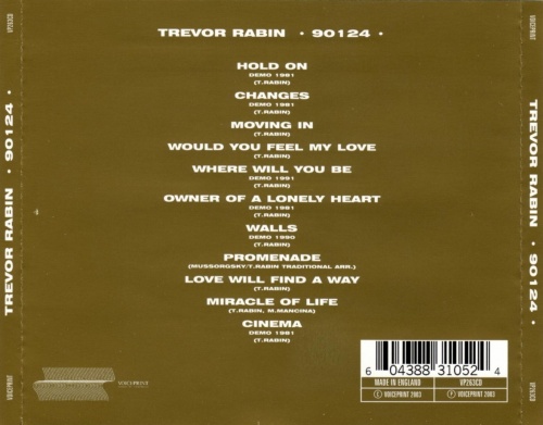 Trevor Rabin - 90124 (2003)  (Lossless+MP3) 