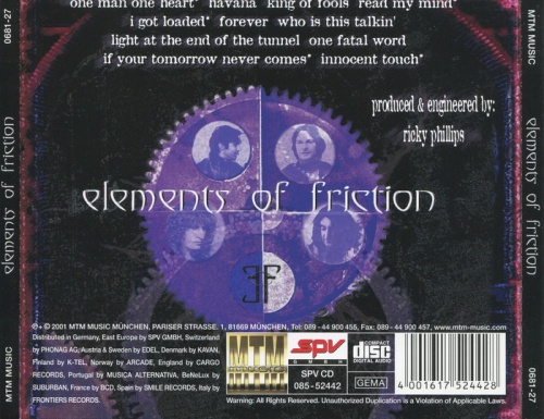 Elements Of Friction - Elements Of Friction (2001)