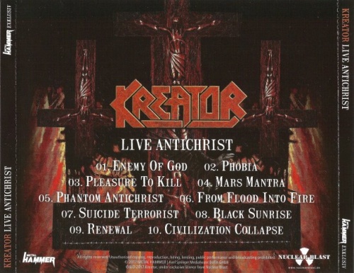 Kreator - Live Antichrist (2017) (Lossless)