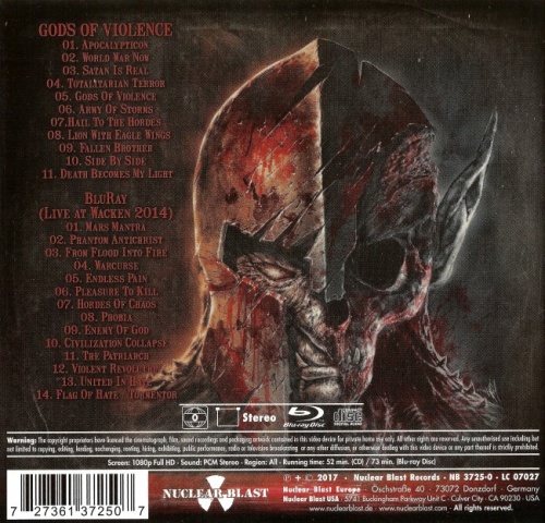 Kreator - Gods Of Violence [3CD] (2017) (Lossless)