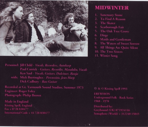 Midwinter - The Waters of Sweet Sorrow 1973 [archival]  1993 (Lossless+MP3) 