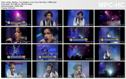 Martika - Toy Soldiers  (Live Top of the Pop)  (1989)