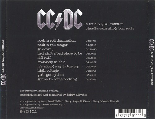 Claudia Cane & CC/DC - A True AC/DC Remake (2011) Lossless