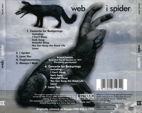 The Web - I Spider 1970  (Lossless+MP3) 2008