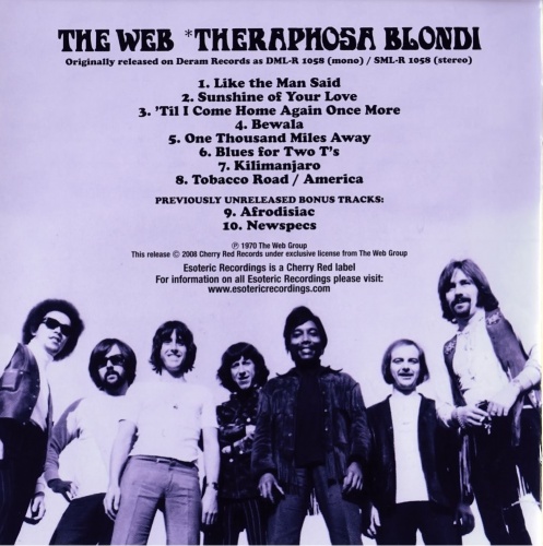 The Web - Theraphosa Blondi 1970 (Remastered - 2008)