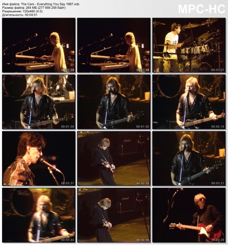 The Cars - Everything You Say (1987)