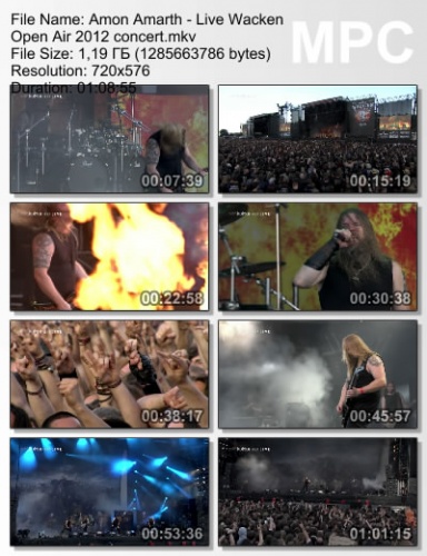 Amon Amarth - Live Wacken Open Air 2012 (DVDRip)