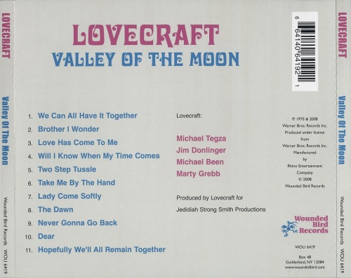 Lovecraft - Valley Of The Moon 1970 (Lossless) 2008