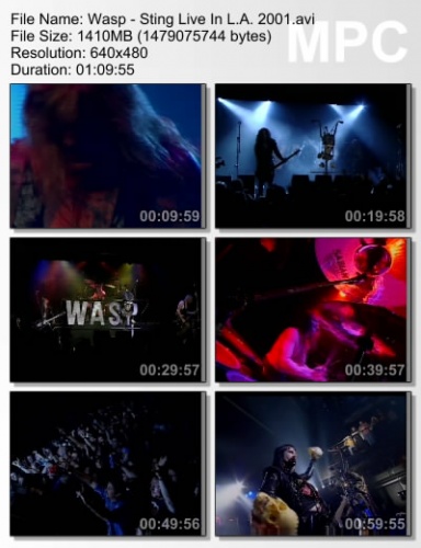 W.A.S.P. - The Sting (Live At The Key Club L.A.) 2001 (DVDRip)