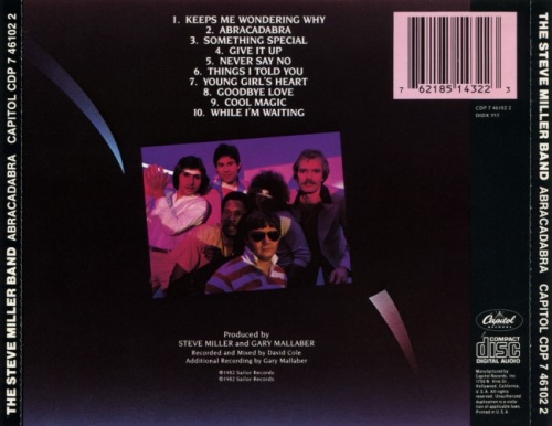 The Steve Miller Band - Abracadabra (1982) [1988] (Lossless)