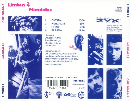 Limbus 4 - Mandalas 1970 (Lossless+MP3) 1999