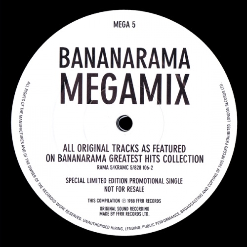 Bananarama - Bananarama Megamix (Vinyl, 12'') 1988 (Lossless)
