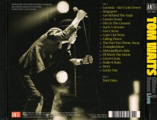 Tom Waits - Glitter and Doom (live) [2CD] (2009) (Lossless)