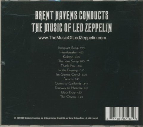 Led Zeppelin Performed By Jacksonville Symphony Orchestra - Brent Havens Conducts The Music Of Led Zeppelin (2004) Lossless+MP3