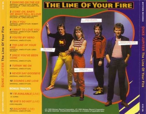 Duke Jupiter - The Line Of Your Fire  (1985)