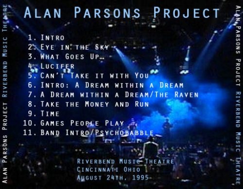 Alan Parsons Project - Riverbend Music Theatre (1995) [Bootleg]