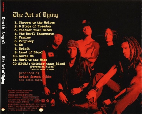 Death Angel - The Art Of Dying (2004) [Japan Edit.] Lossless