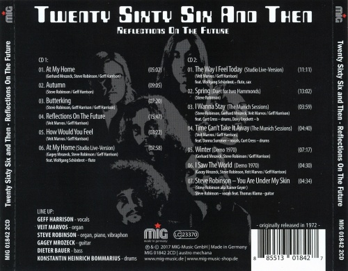 Twenty Sixty Six And Then - Reflections On The Future 1972 (Lossless+MP3)2CD (United Artists - 2017, MiG)