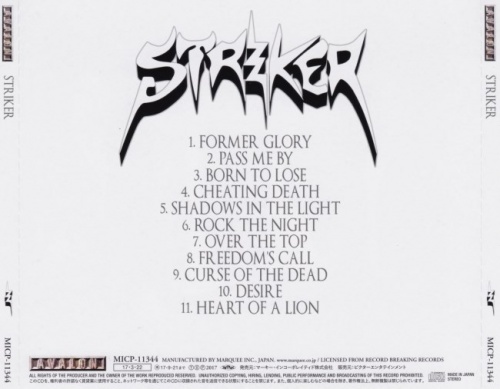 Striker - Striker [Japanese Edition] (2017) (Lossless)