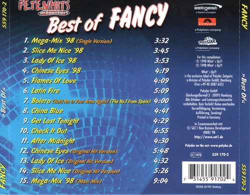 Fancy - Best Of Fancy (1998) [Lossless]