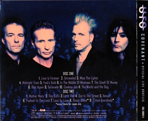 UFO - Covenant (2000) [2CD Japan Edit.] Lossless