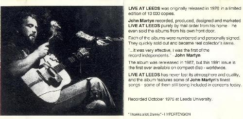 John Martyn - Live At Leeds 1976