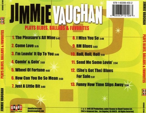 Jimmie Vaughan - Plays Blues, Ballads Favorites (2010) (Lossless)