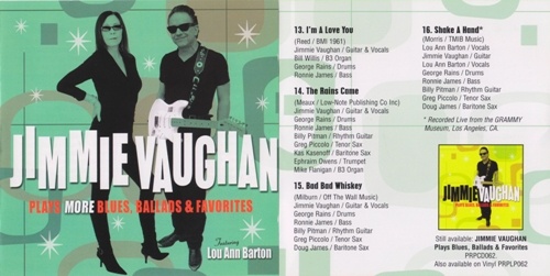 Jimmie Vaughan - Plays More Blues, Ballads & Favourites (2011) [Lossless+Mp3]