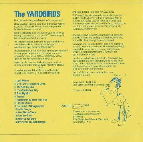 The Yardbirds - Roger The Engineer (1966) [Reissue 1986] [Lossless+Mp3]