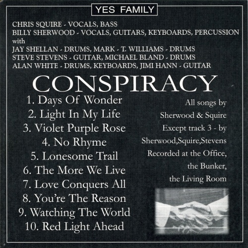 Conspiracy (Chris Squire and Billy Sherwood) - Conspiracy 2000 (Lossless+MP3)