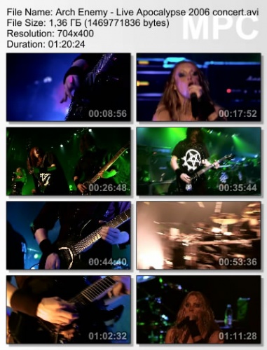 Arch Enemy - Live Apocalypse 2006 (DVDRip)