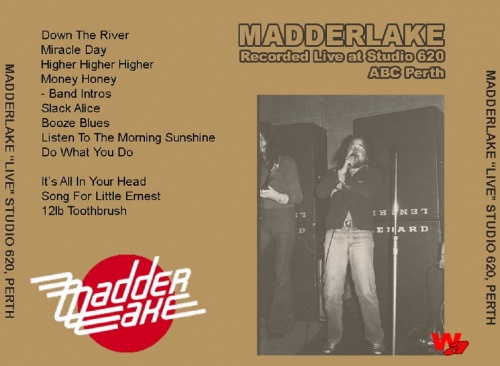 Madder Lake - Recorded Live at Studio 620 ABC Perth 1978 Bootleg