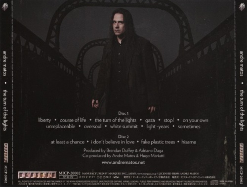 Andre Matos - The Turn Of The Lights (2CD) [Japanese Edition] (2012) (Lossless)