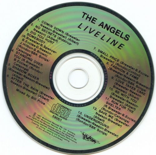 The Angels - Liveline (1987) (Lossless+MP3) 1988