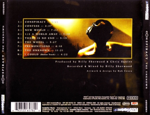Conspiracy  (Chris Squire and Billy Sherwood)  - The Unknown 2003 (Lossless+MP3)