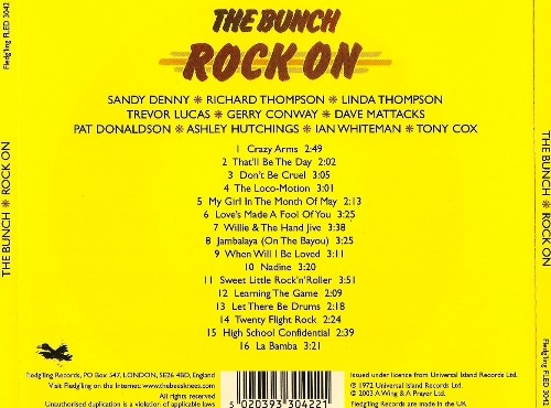 The Bunch - Rock On (1972) [Lossless+Mp3]