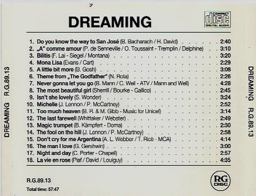 The Orchestra of Sergio Rafael - Dreaming (1979)
